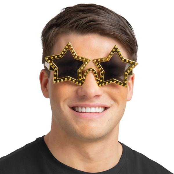 Stjerneformede Briller Guld