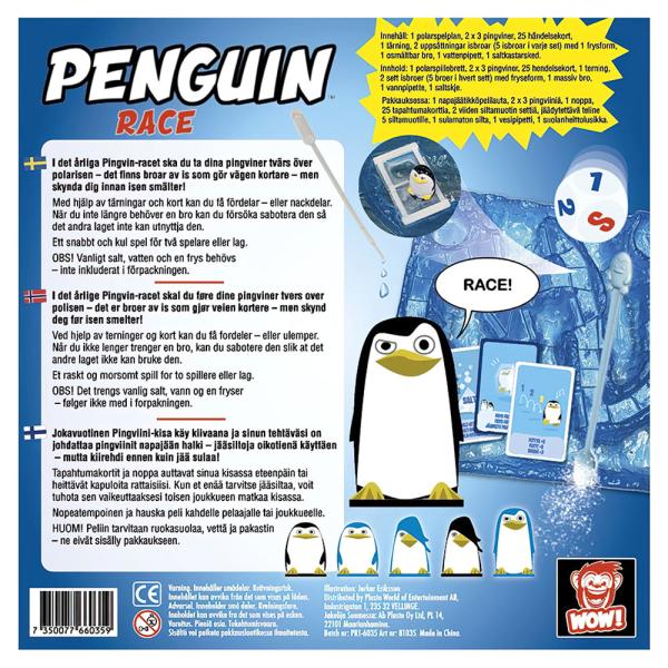Penguin Race Sällskapsspel Spil