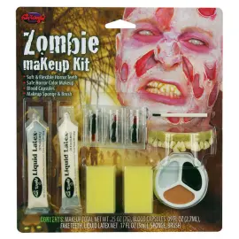 Zombie Sminke Sæt med Tænder