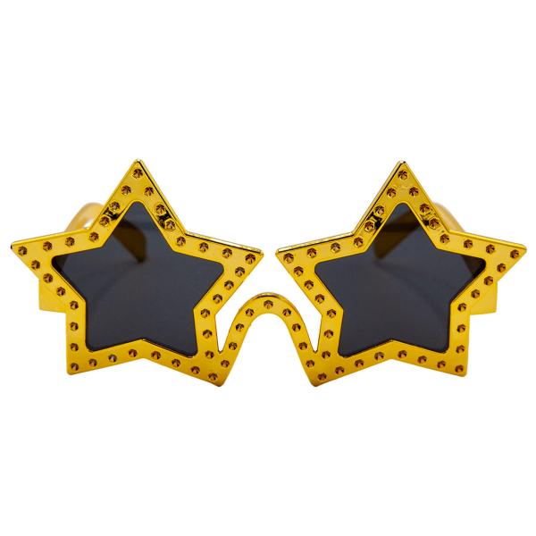 Stjerneformede Briller Guld