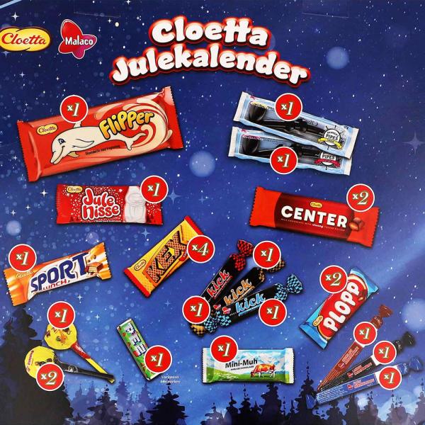 Cloetta og Malaco Julekalender