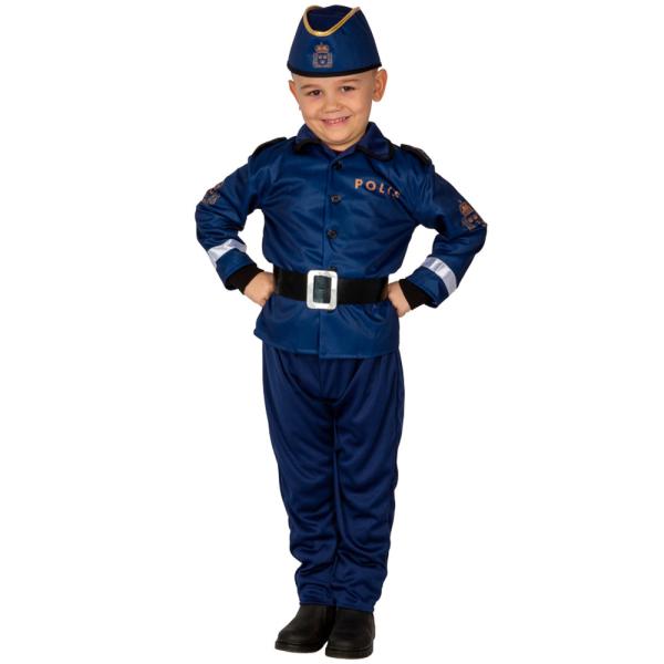 Politi Kostume Mørkeblå Børn
