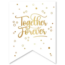 Vimpelguirlande Together Forever 6 m