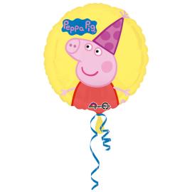 Peppa Pig Folieballon Gul XL