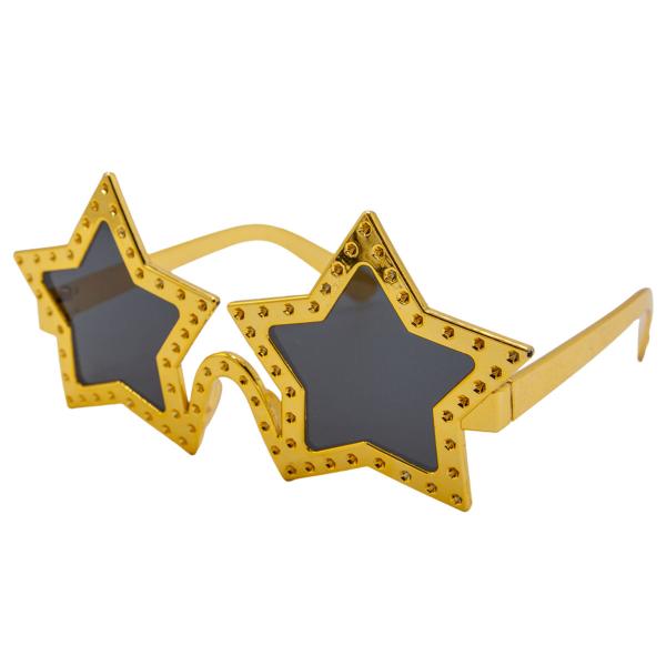 Stjerneformede Briller Guld