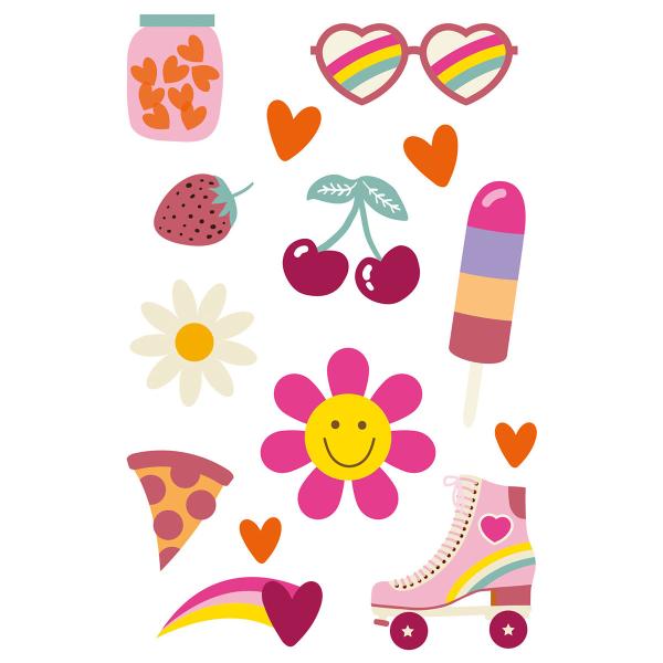 Midlertidige Tatoveringer Boho Girlz 14-pak