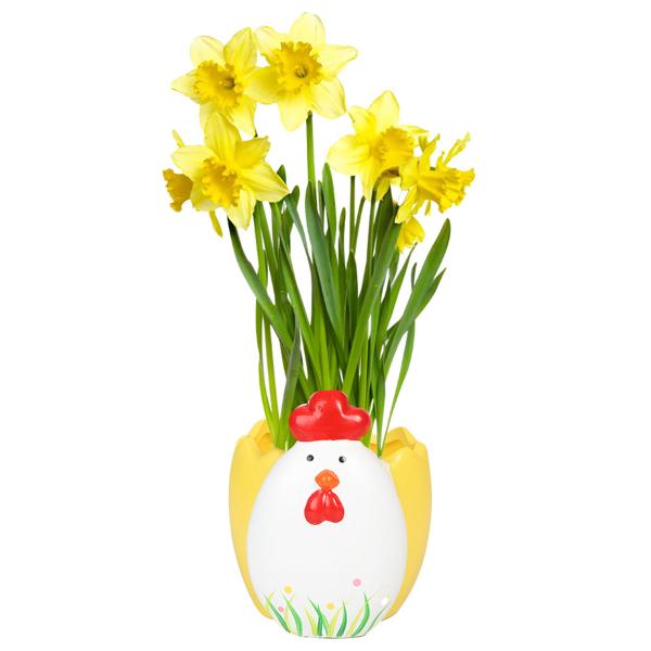 Krukke Påskekylling 9x7 cm