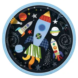 Rummet Paptallerkener Outer Space
