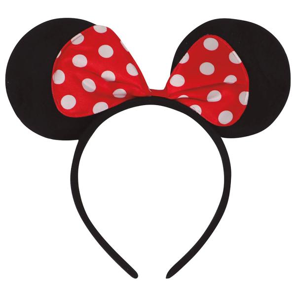 Minnie Mouse Hårbøjle med Sløjfe