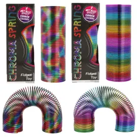 Slinky Metallic Regnbue 15 x 5 cm
