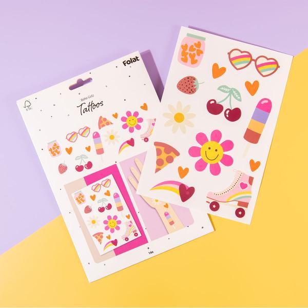 Midlertidige Tatoveringer Boho Girlz 14-pak