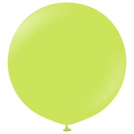 Latexballoner Limegr&oslash;n 60 cm 2-pak