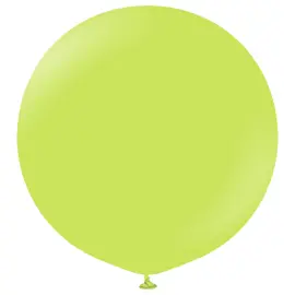 Latexballoner Limegr&oslash;n 60 cm 2-pak