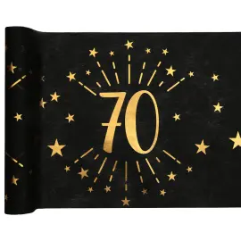 Bordl&oslash;ber 70 &Aring;r Birthday Party Guld
