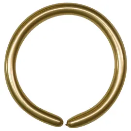 Modelballoner Chrome Guld 100-pak