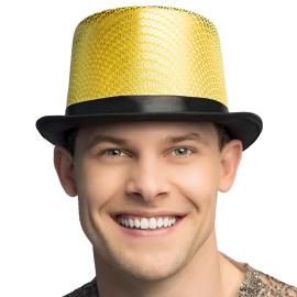 Hat med Pailletter Sort/Guld