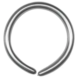 Modelballoner Chrome Sølv 100-pak