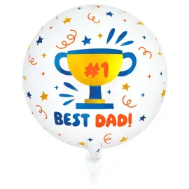 Rund Folieballon Best Dad 46 cm