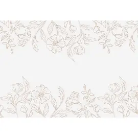 Bordl&oslash;ber med Blomsterm&oslash;nster 40 x 500 cm