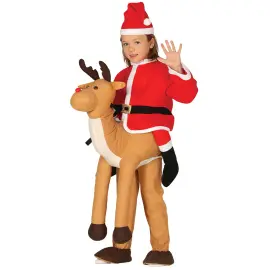 Ridende Julerensdyr Kostume B&oslash;rn
