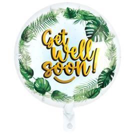 Rund Folieballon Get Well Soon 46 cm