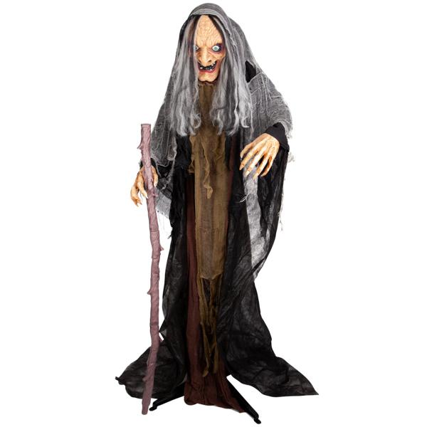 Animeret Gammel Heks 160 cm