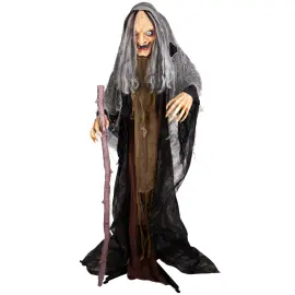 Animeret Gammel Heks 160 cm