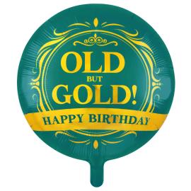 Rund Folieballon Old But Gold 46 cm