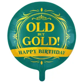 Rund Folieballon Old But Gold 46 cm