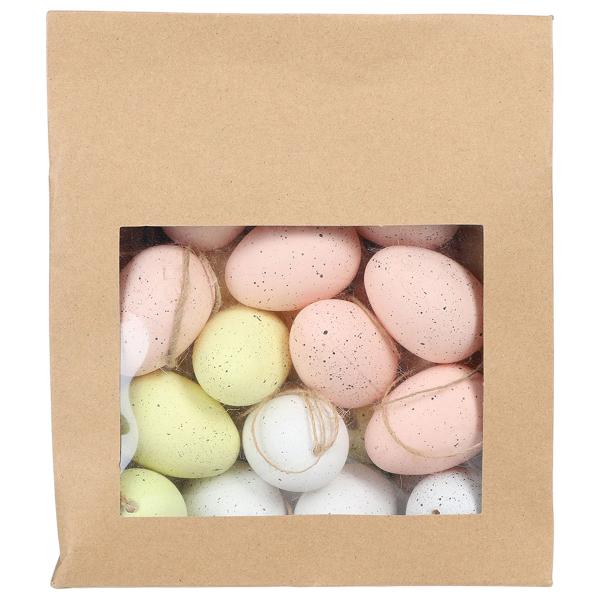 Hængende Påskeæg Farvemix 5 cm 24-pak