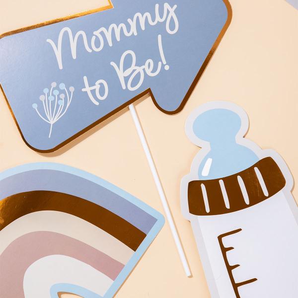 Baby Boy Foto Props 10-pak