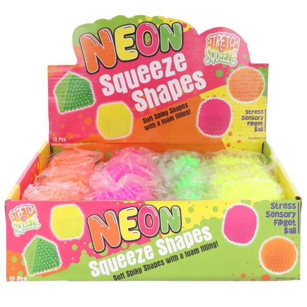 Neon Klemmelegetøj med Nitter 7 cm