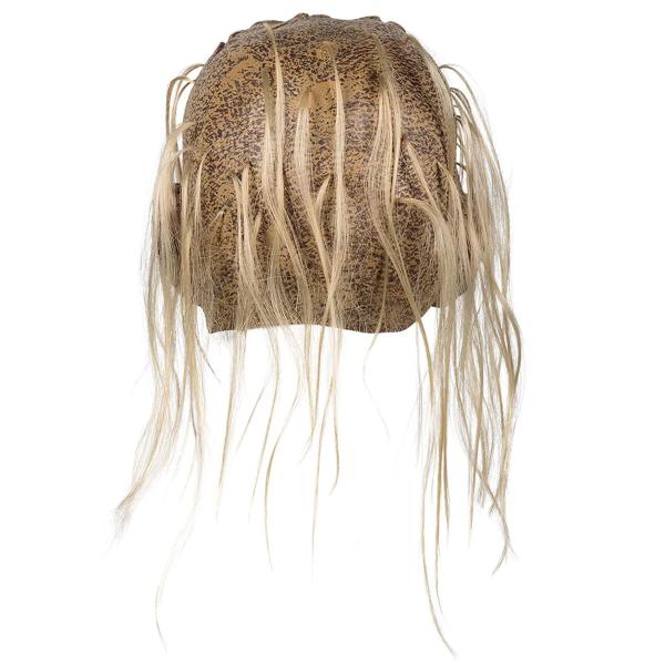 Zombie Latexmaske med Hår