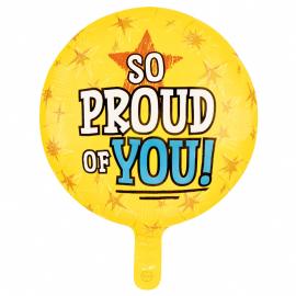 Rund Folieballon So Proud Of You 46 cm