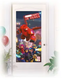 Big Hero 6 Dørdekoration