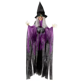 Animeret H&aelig;ngende Heks 183 cm