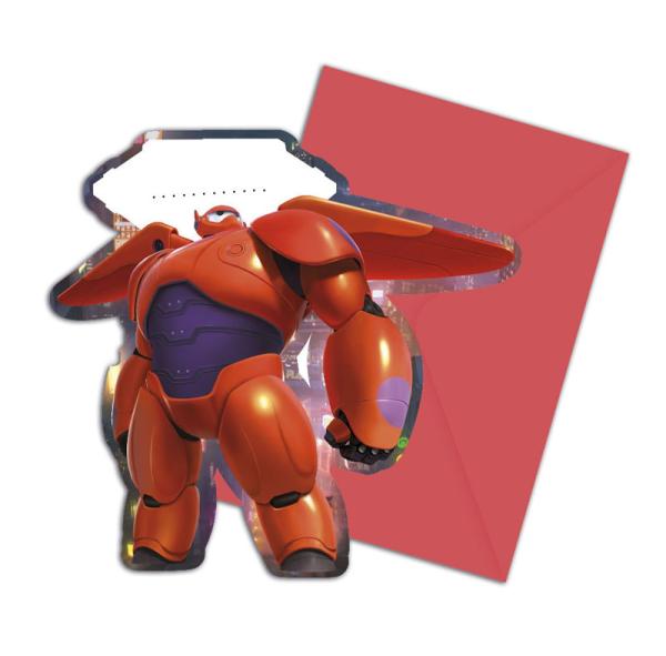 Big Hero 6 Invitationskort