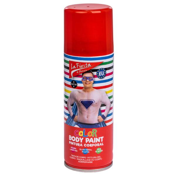 Kropsfarve Spray Rød 200 ml