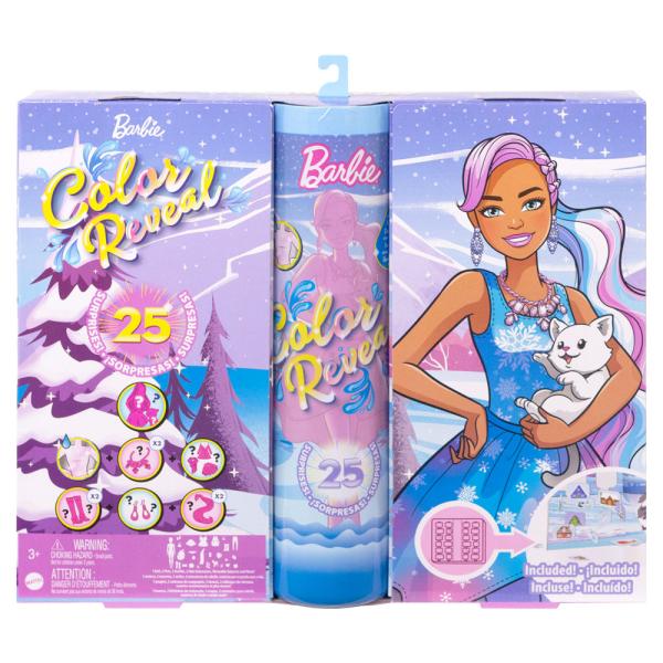 Barbie Color Reveal Julekalender