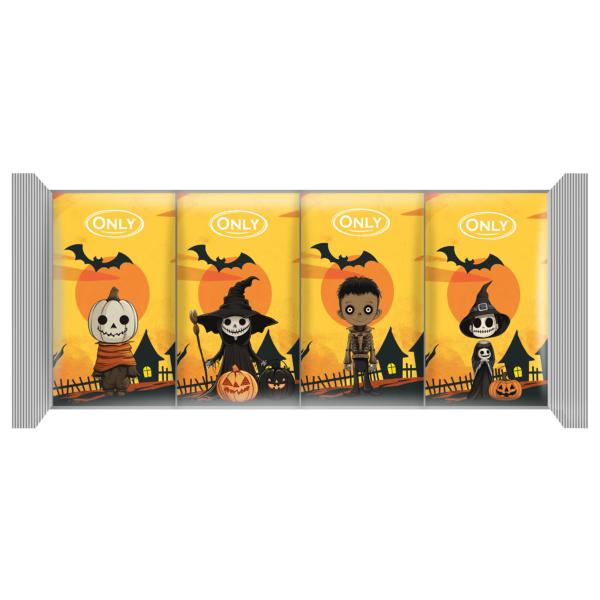 Mælkechokolade Halloween 4-pak