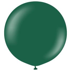 Latexballoner M&oslash;rkegr&oslash;n 60 cm 2-pak