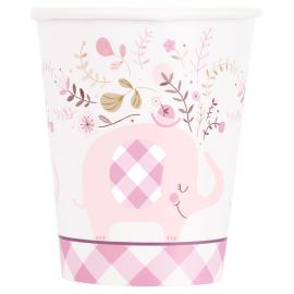 Babyshower Papkrus Elefant Pink