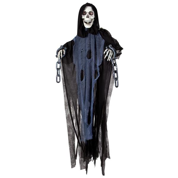 Animeret Hængende Lænket Manden med Leen 153 cm