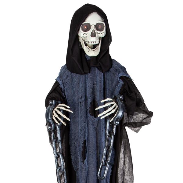 Animeret Hængende Lænket Manden med Leen 153 cm