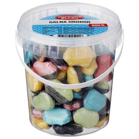 Salmiak Slik Skøre Frøer 600g