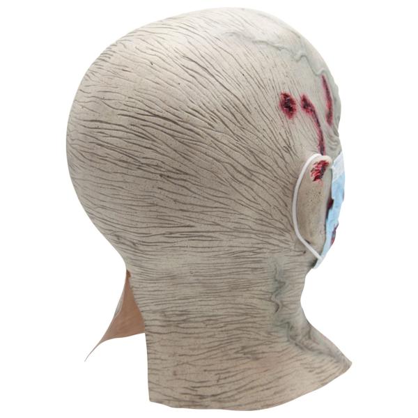 Zombiemaske med Ødelagt Mundbind