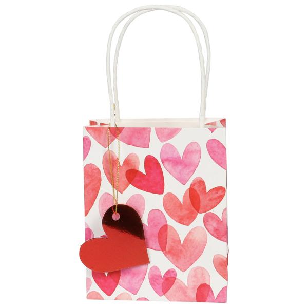 Gavepose Hjerter 12x5,5x15 cm