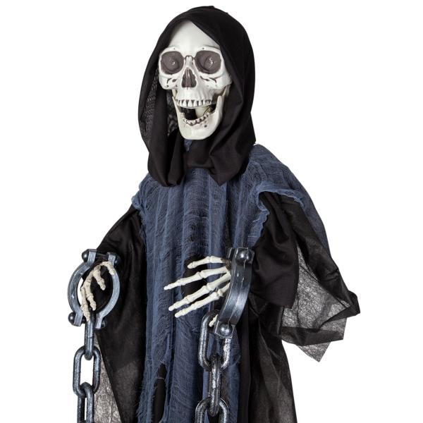 Animeret Hængende Lænket Manden med Leen 153 cm