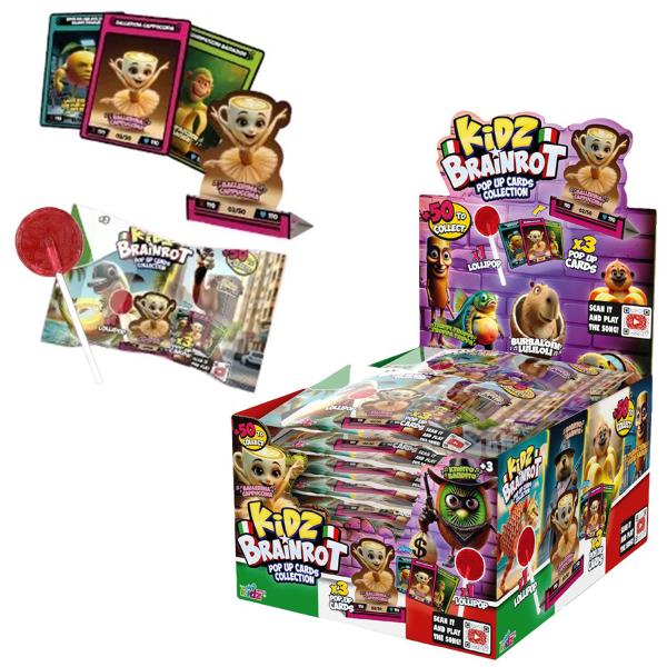 Kidz Brainrot Samlekort og Slikkepind