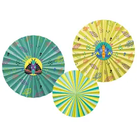 Hængende Dekorationer Solfjäder Insekter 3-pak